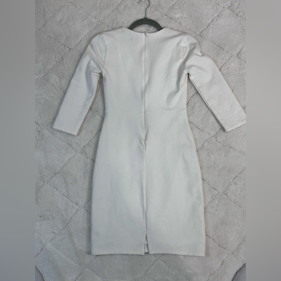 Lulus cream white Style and Slay White Bodycon Midi Dress size small - Picture 7 of 11